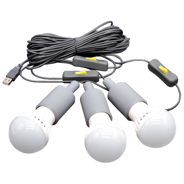 Lion Energy | 3 LED Light Bulb String