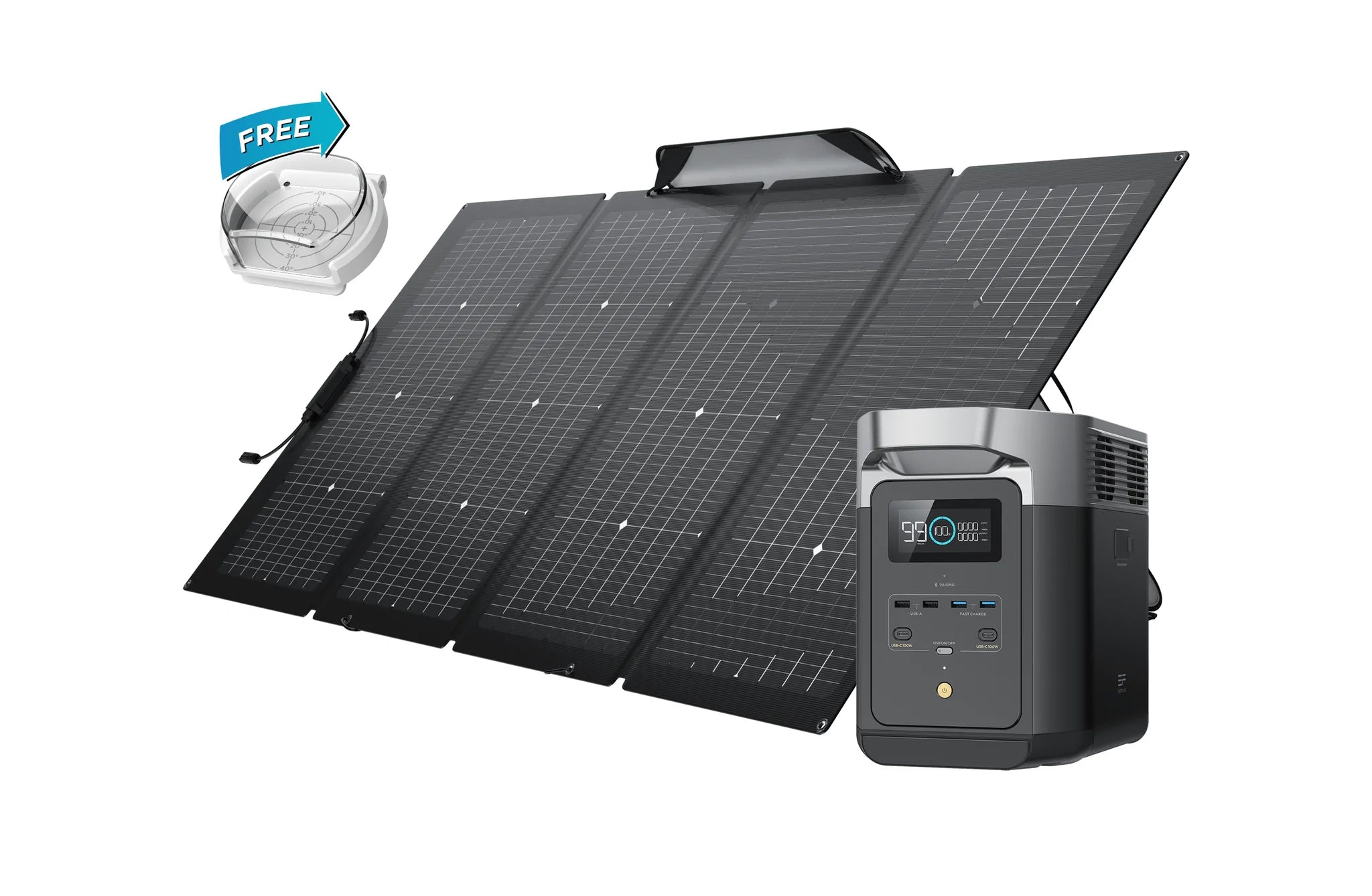 EcoFlow DELTA 2 Max Solar Generator - Free Shipping