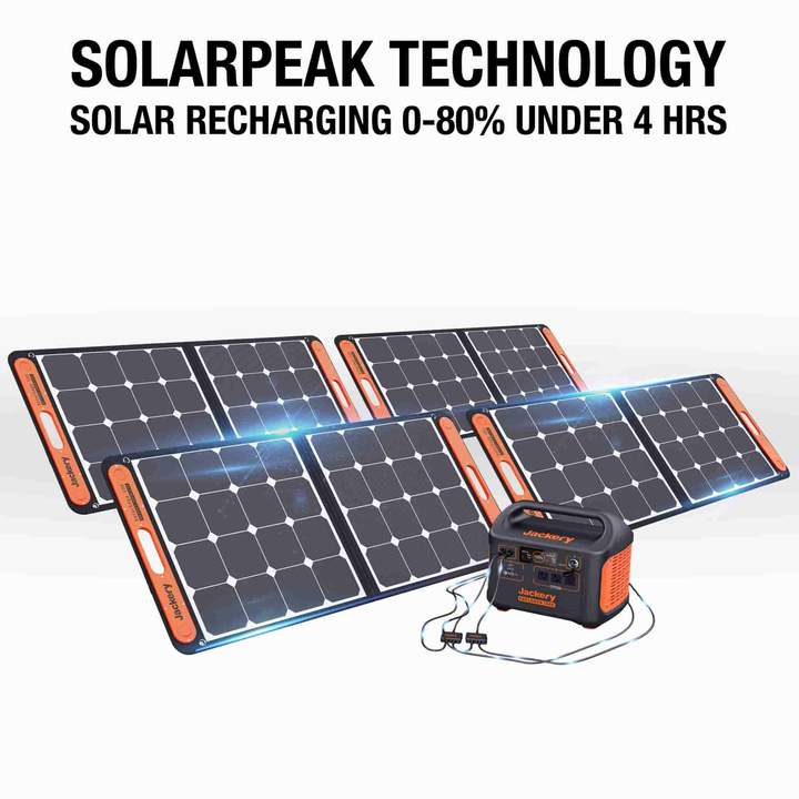 Jackery | Solar Generator 1500 (Jackery 1500 + 4 x SolarSaga 100W)