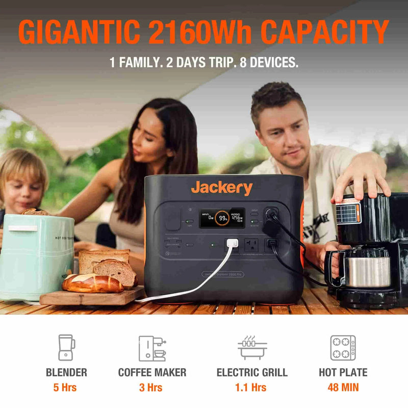 Jackery | Solar Generator 2000 Pro (Jackery 2000 Pro + SolarSaga 200W)