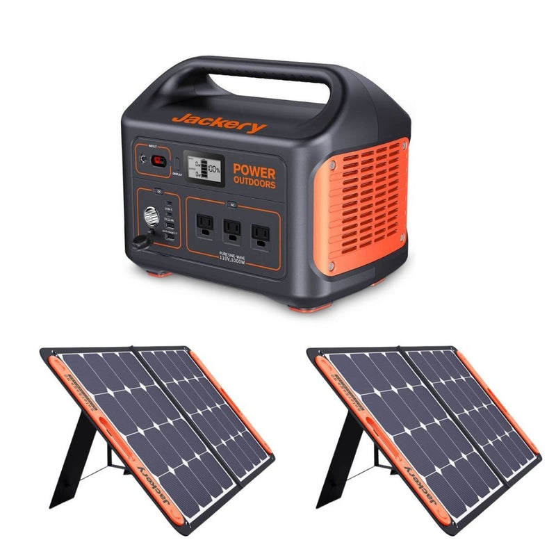 Jackery | Solar Generator 880 (Jackery 880 + 2x SolarSaga 100W)