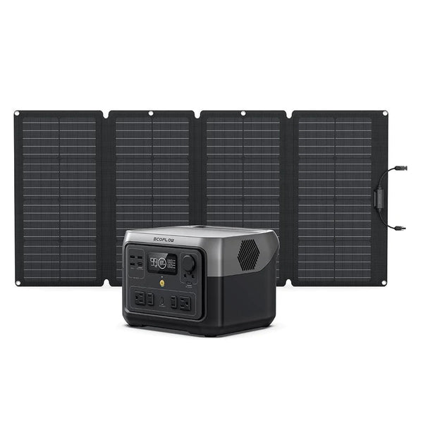 EcoFlow | RIVER 2 Max + 160W Portable Solar Panel