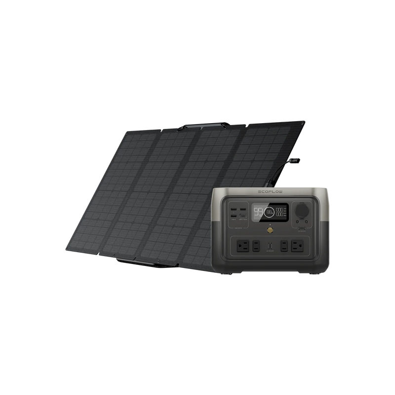 EcoFlow | RIVER 2 Max + 160W Portable Solar Panel